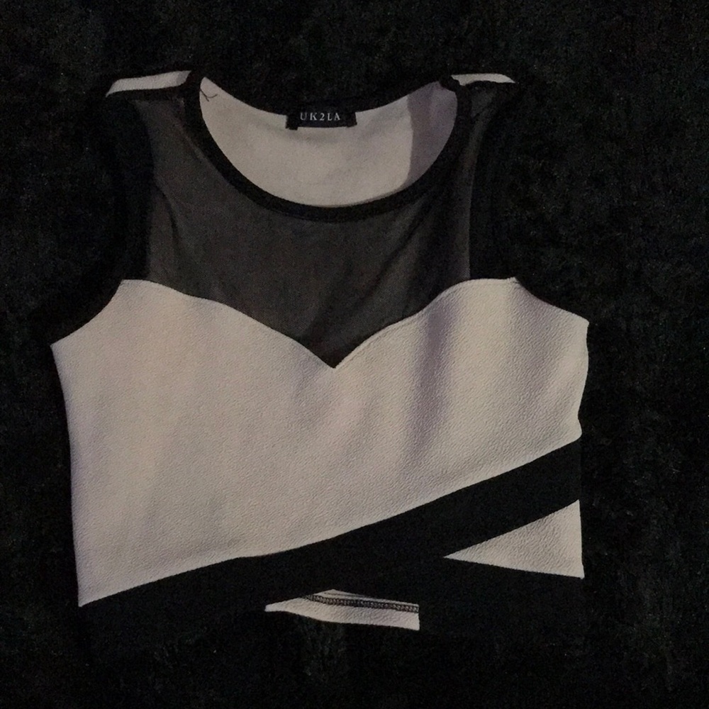Black and White Women's Top